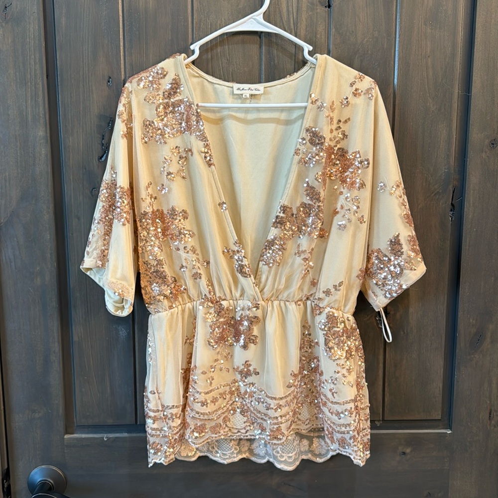 Sequin Blouse